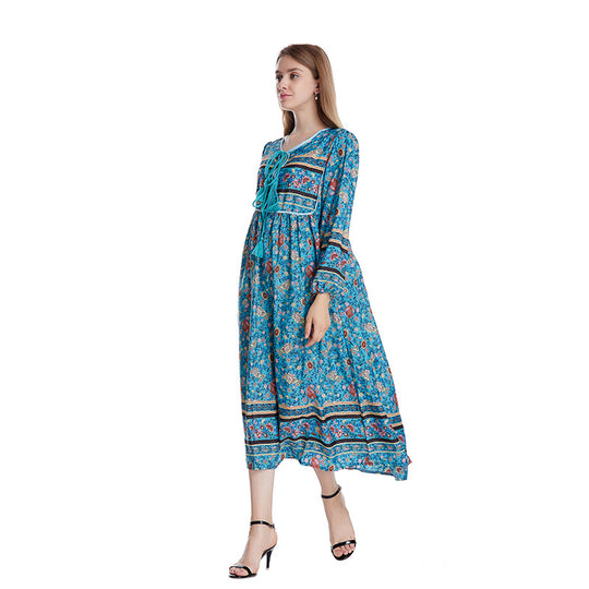 R&B | Kleid mit böhmischem Print