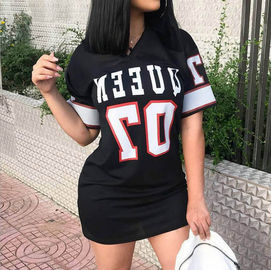 Frauen Sportlich Inspirierter Freizeitkleid R&B