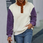 R&B | Bunte Fleecejacke Polyester Warm, Weich
