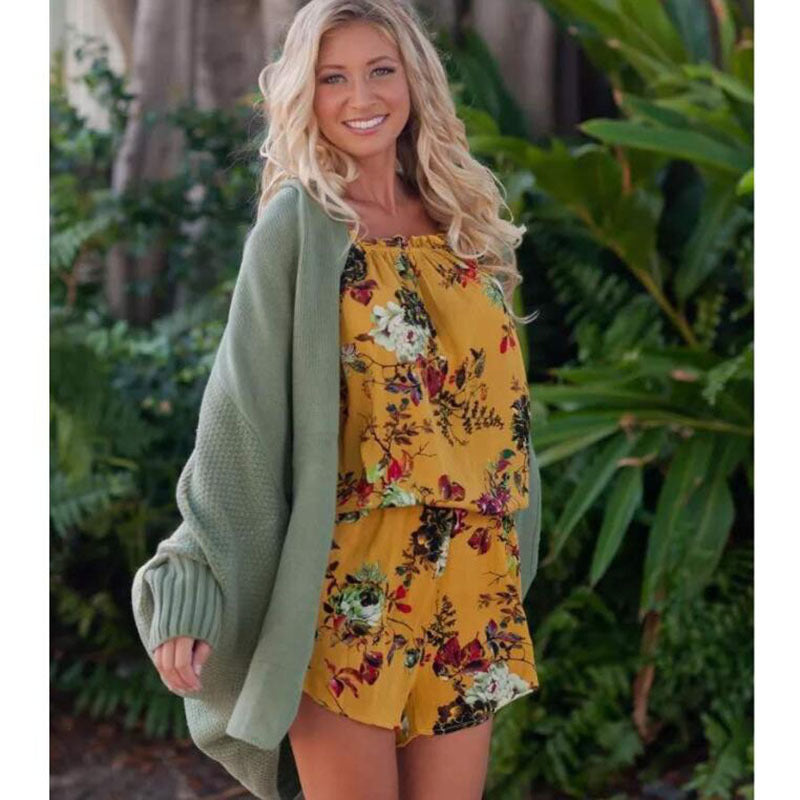 Damen kuschelige Strickjacke mit offenem Design R&B