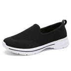 Damen Slip-On Freizeitschuhe mit atmungsaktivem Mesh-Obermaterial