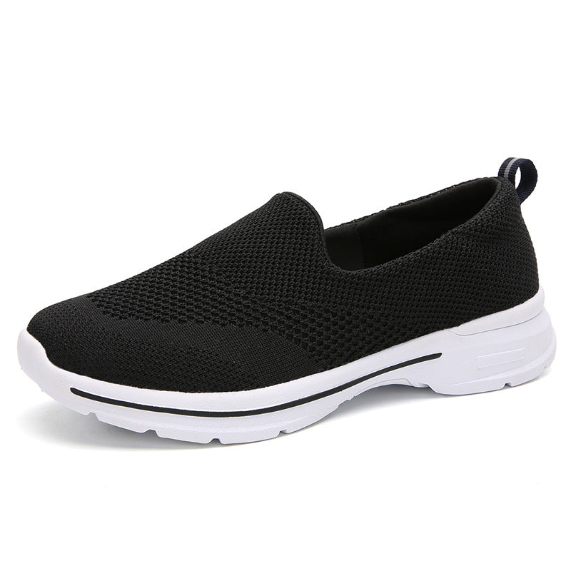 Damen Slip-On Sportschuhe mit atmungsaktivem Obermaterial