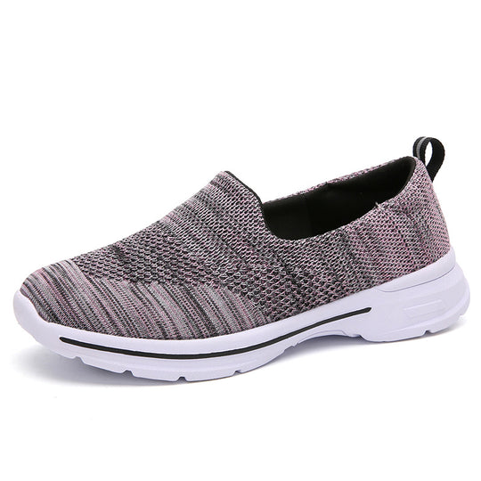 Damen Slip-On Freizeitschuhe mit atmungsaktivem Mesh-Obermaterial R&B