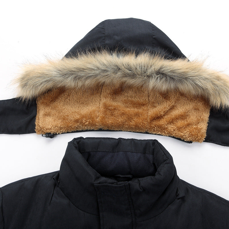 R&B | Herren Winterjacke mit abnehmbarem Kapuze