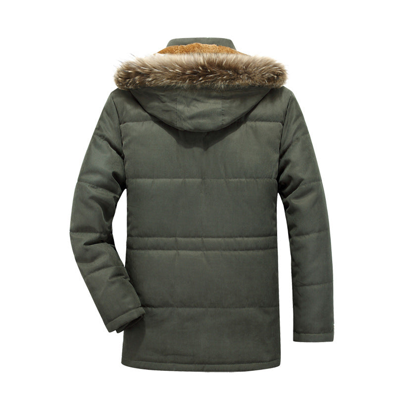 R&B | Herren Winterjacke mit abnehmbarem Kapuze