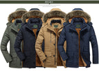 R&B | Herren Winterjacke mit abnehmbarem Kapuze