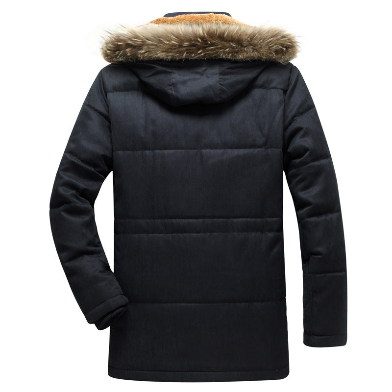 R&B | Herren Winterjacke mit abnehmbarem Kapuze