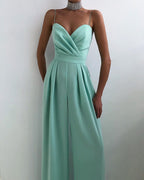 R&B | Damen Eleganter Fließender Jumpsuit mit Spaghettibändern für Festliche Anlässe