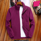 R&B | Fleecejacke Damen Reißverschluss-Fleece mit Stehkragen