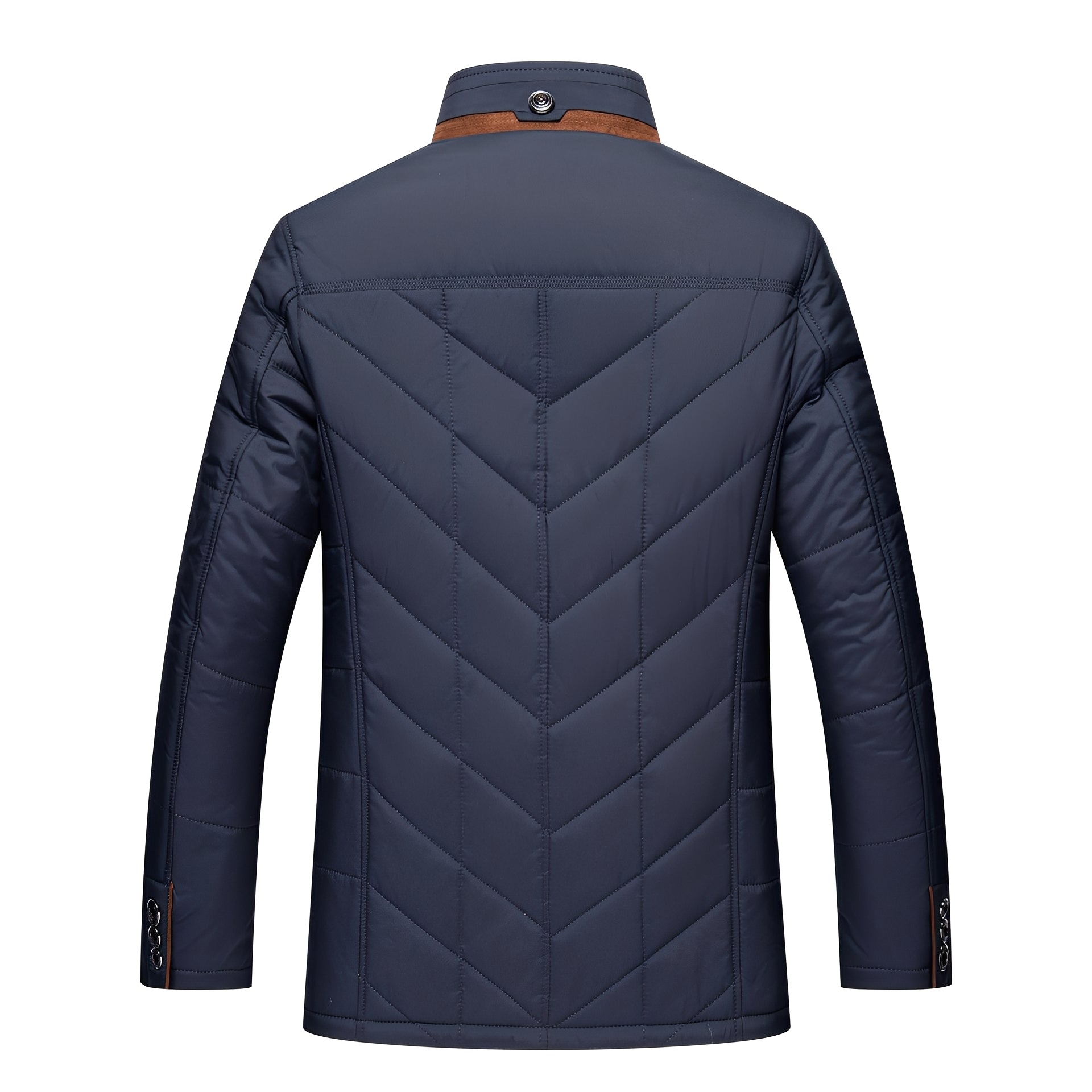 R&B | Elegante, gepolsterte Jacke mit Knöpfen für Männer