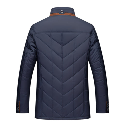 R&B | Elegante, gepolsterte Jacke mit Knöpfen für Männer