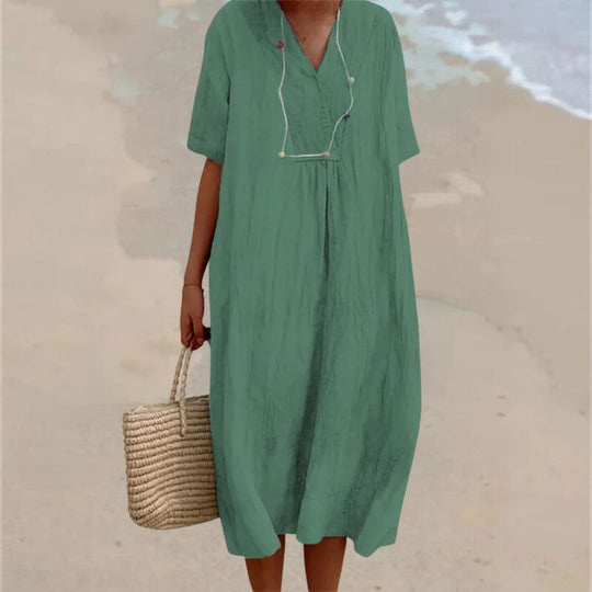 R&B | Bequeme Kleid Aus Leinen