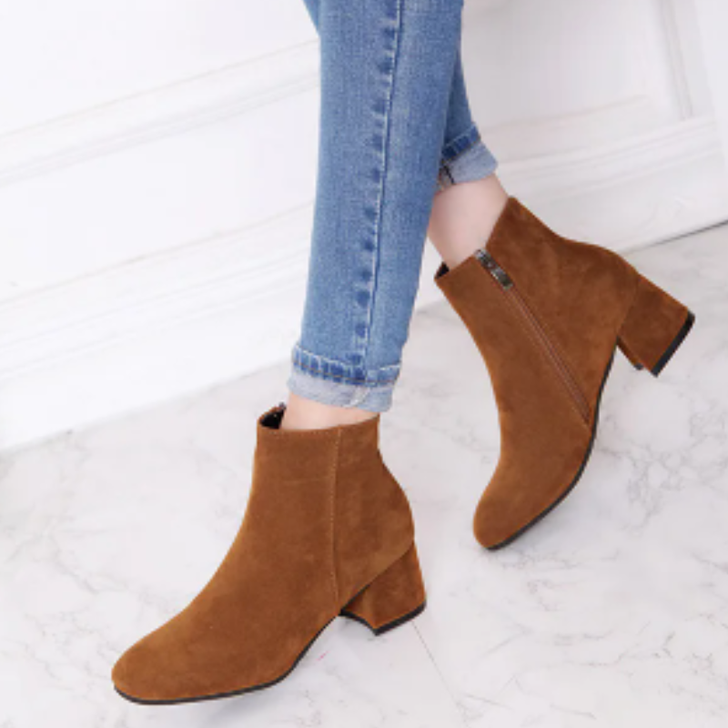 R&B | Moderne Wild Ankle Boots mit Bequemem Absatz Damen Ankle Boots