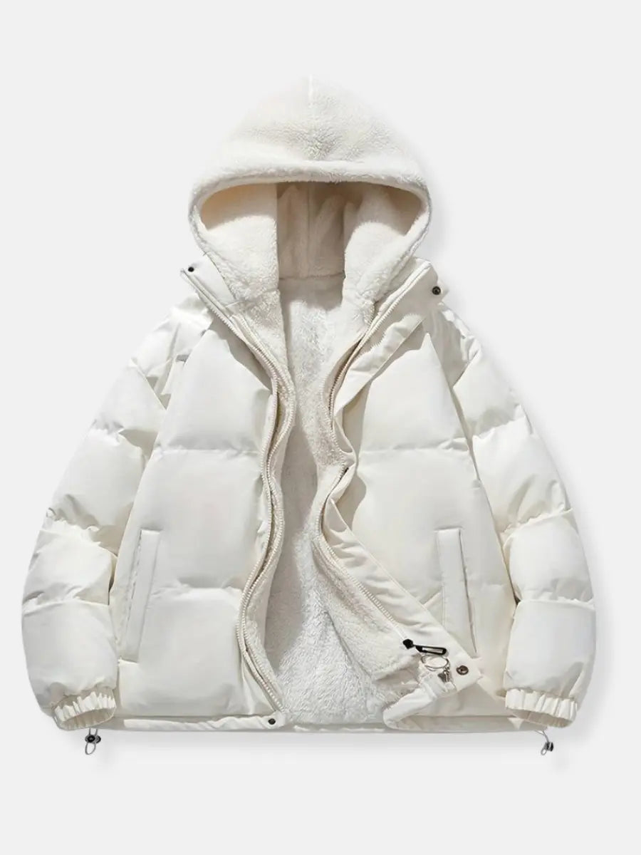 R&B | Warme Reißverschluss Winterjacke Komfort und Stil für Kalte Tage