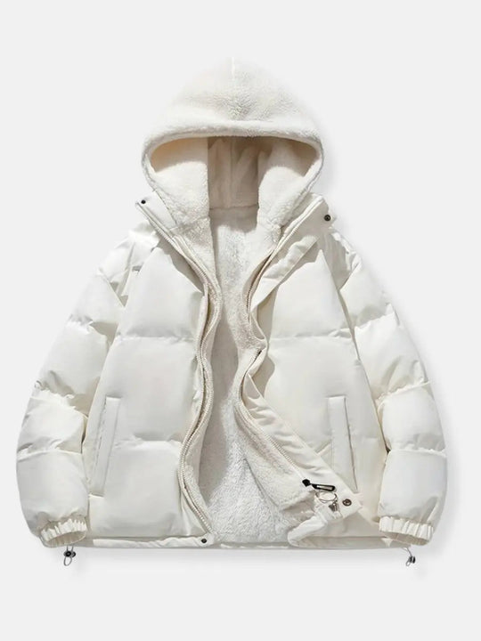 R&B | Warme Reißverschluss Winterjacke Komfort und Stil für Kalte Tage
