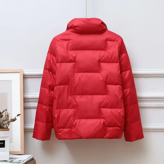 R&B | Gequiltete Puffer - Rollkragen Pufferjacke