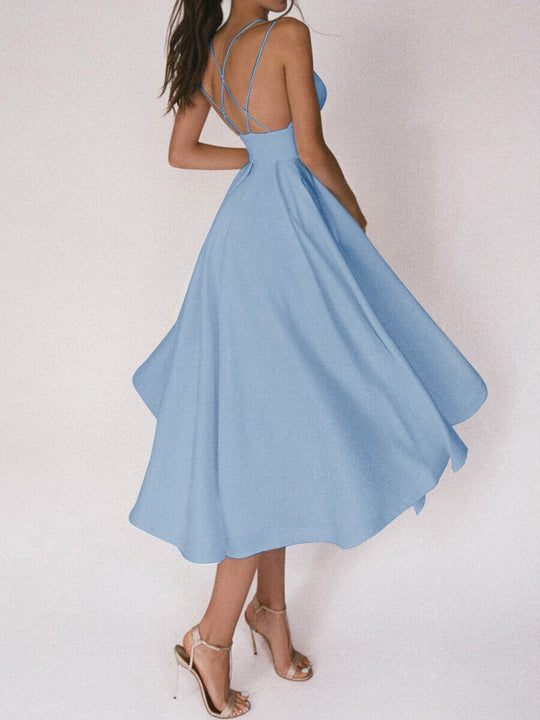 R&B | Grace Das Elegante Trägerkleid mit V-Ausschnitt