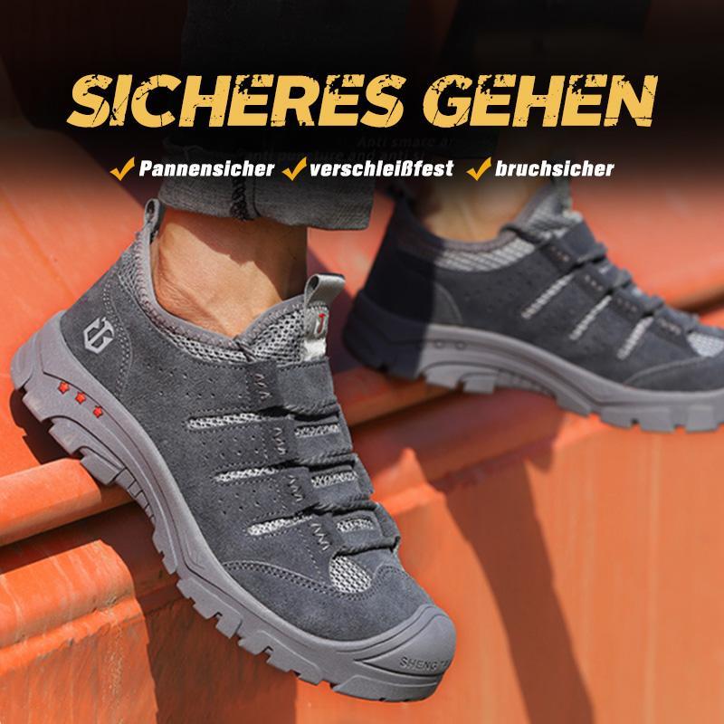 Herren Anti-Smashing Anti-Piercing Big Toe Cap Sicherheitsschuhe Freizeitschutzschuhe R&B
