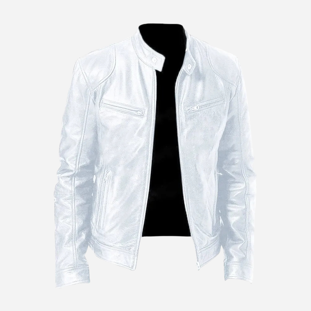 R&B | Stylische Moto-Lederjacke