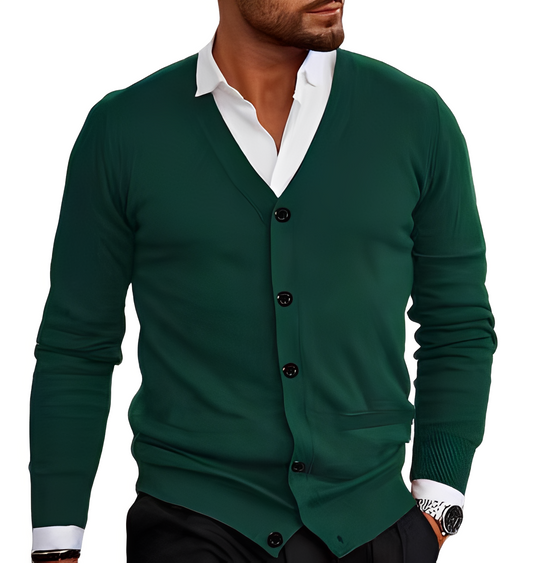 R&B | Lässiger, einfacher Cardigan für Männer