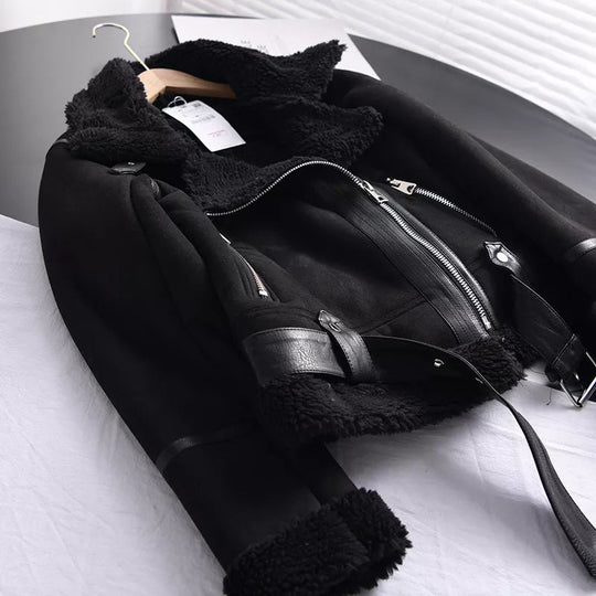 R&B | Wildleder Winterjacke - Warm & Stilvoll