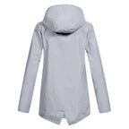 R&B | Trendy Damen Regenjacke mit Kapuze