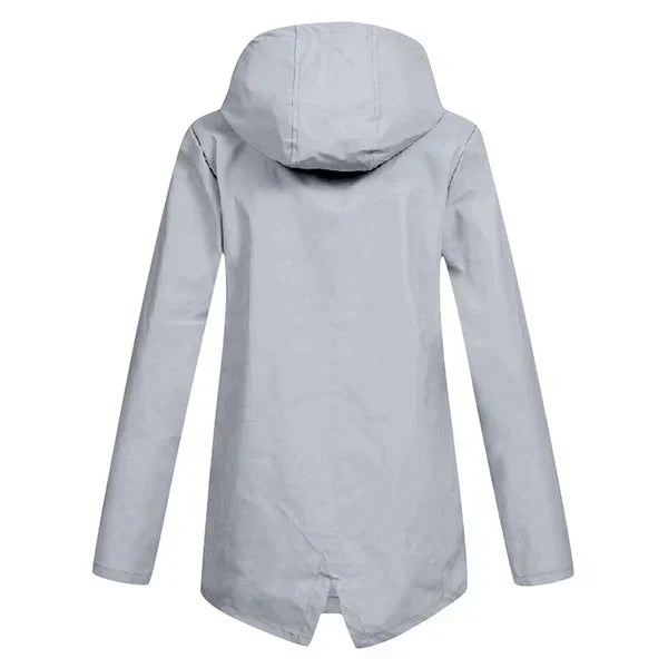 R&B | Trendy Damen Regenjacke mit Kapuze