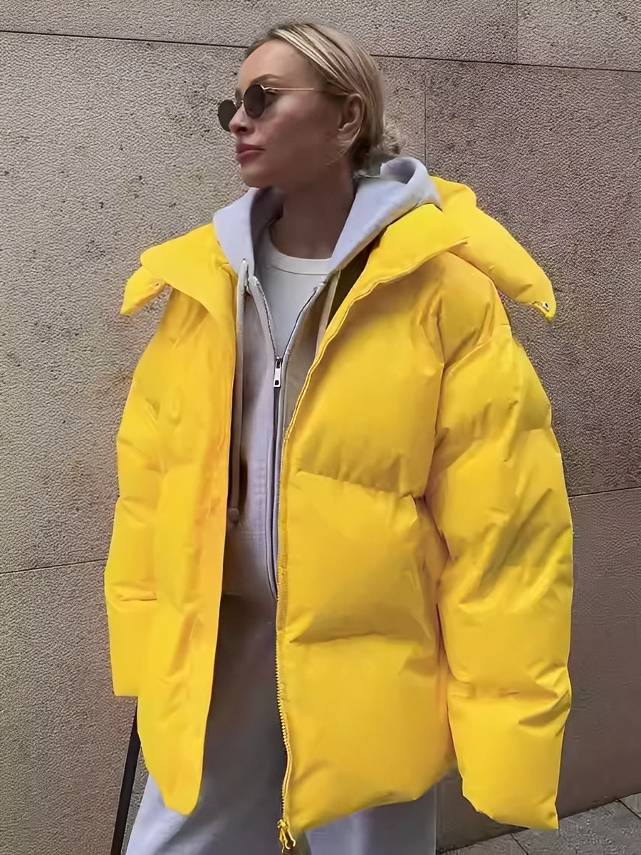 R&B | Warme, gepolsterte, lässige Jacke für Frauen