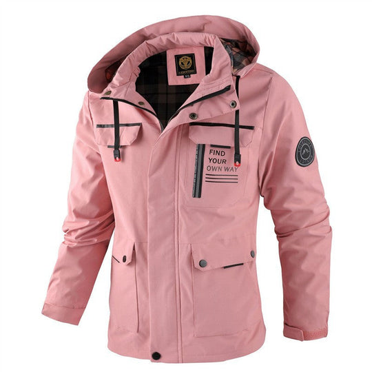 R&B | Moderne wasserdichte Cargo-Jacke für Männer