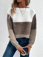 R&B | Eleganter Langarm Pullover mit Fallenden Schultern
