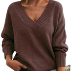 R&B | Schicker V-Ausschnitt Pullover für Frauen