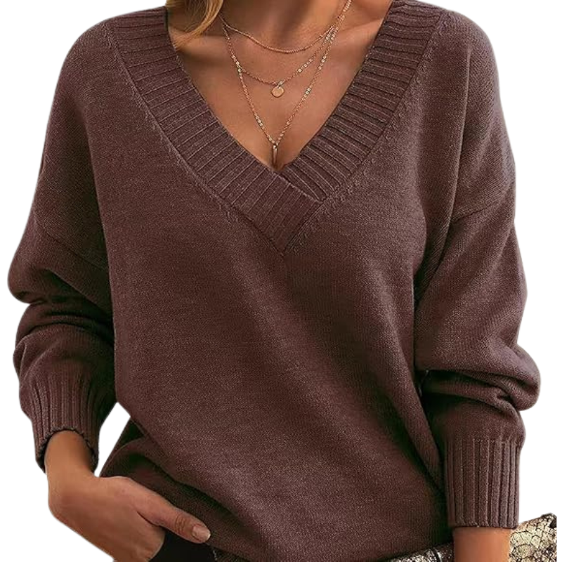 R&B | Schicker V-Ausschnitt Pullover für Frauen