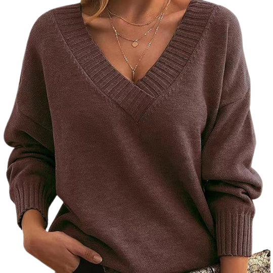 R&B | Schicker V-Ausschnitt Pullover für Frauen