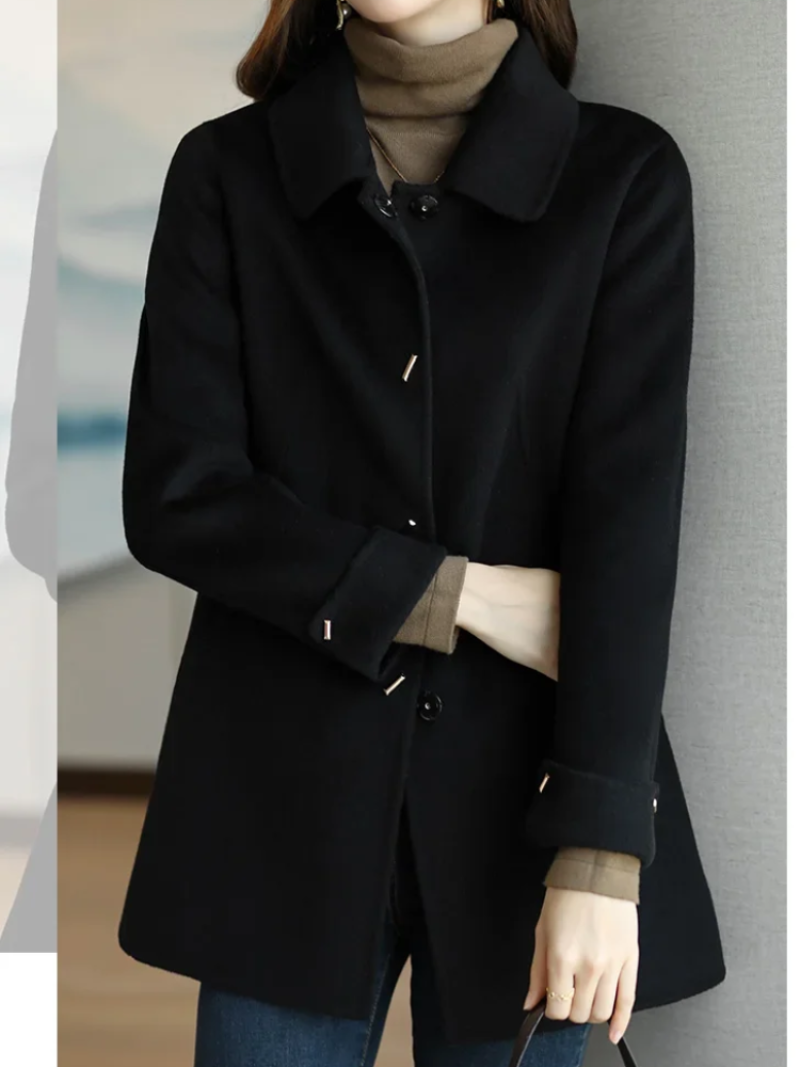 R&B | Damen Klassischer Petite Trenchcoat Mit Spitzem Kragen