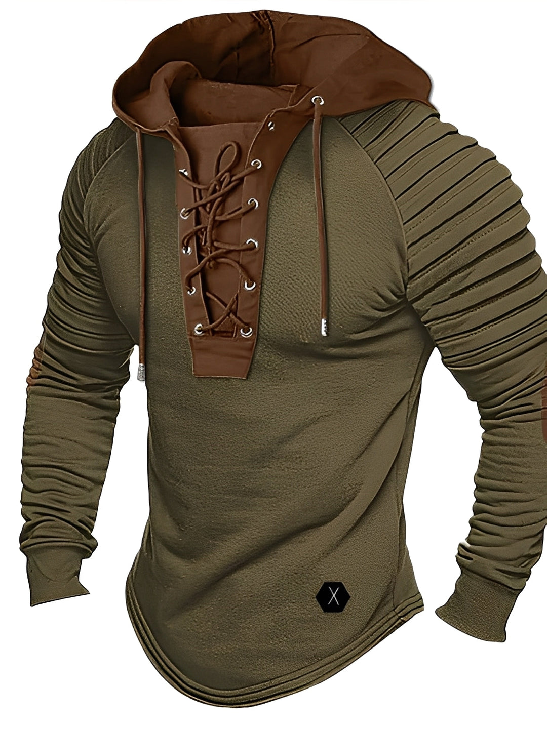 R&B | Legerer Strickpullover mit Kapuze für Herren