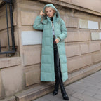 R&B | Warme Gefütterte Damen Pufferjacke mit Kapuze