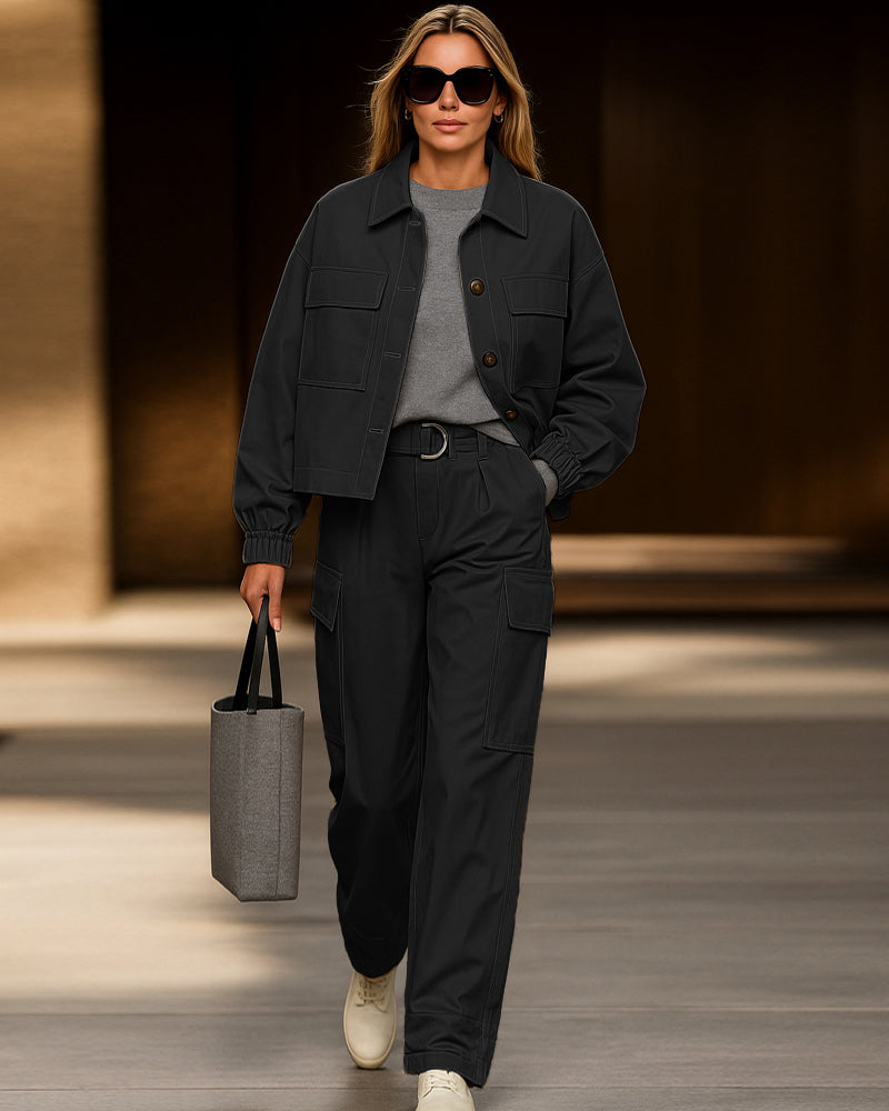 R&B | Utility-Transportjacke und Hose Set