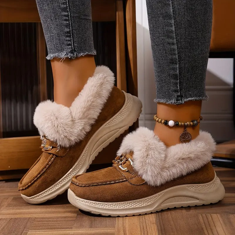Damen-Winterstiefel mit Absatz R&B R&B