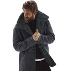 Herren kuscheliger Oversize-Mantel R&B