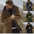 Herren kuscheliger Oversize-Mantel R&B