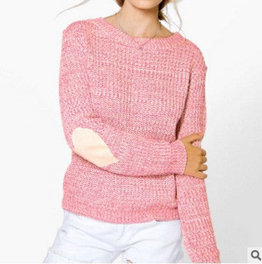 Damen Strickpullover mit Herzärmeln R&B