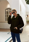 Damen Fleecejacke mit hohem Kragen und praktischen Taschen R&B
