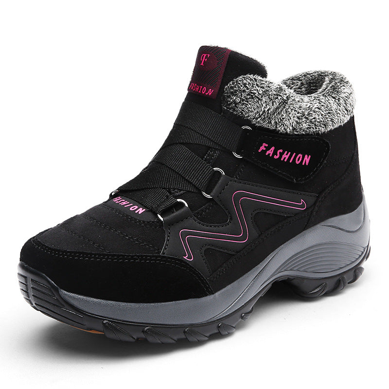 Damen Komfortable Winterstiefel mit Warmfutter und rutschfester Sohle R&B