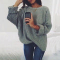Damen Oversized Strickpullover mit sanfter Rippstruktur und weitem Schnitt