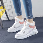 Damen hohe Sneaker mit warmem Innenfutter und rutschfester Sohle R&B