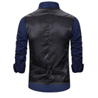 Herren elegante Brokat-Weste im luxuriösen Design