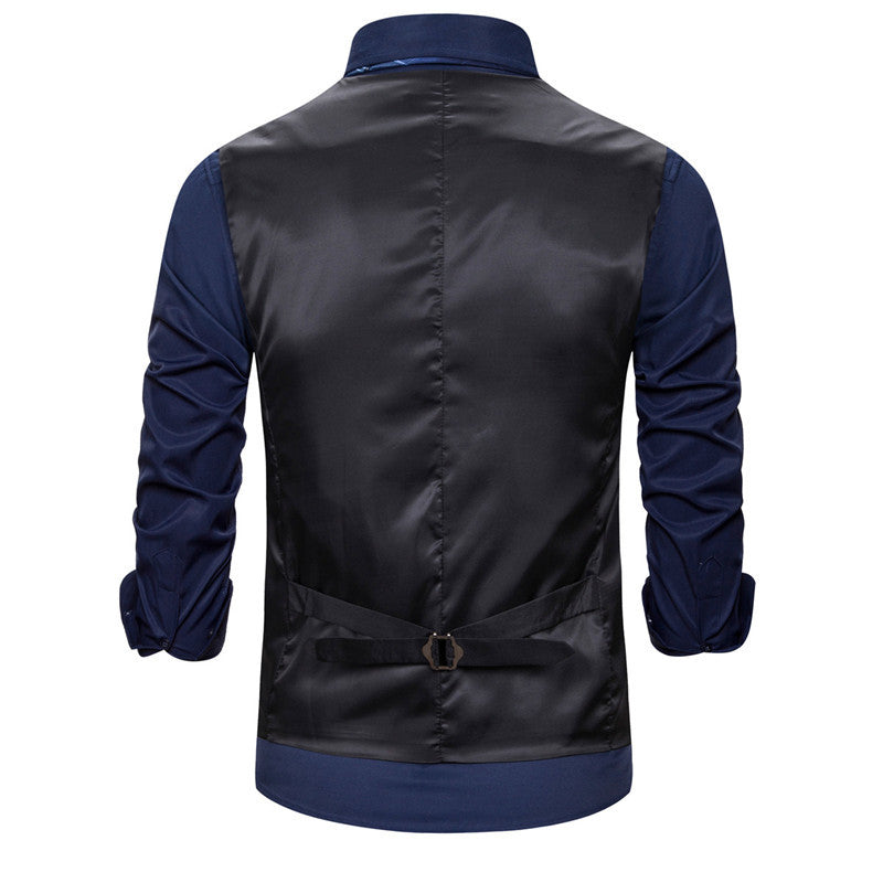 Herren elegante Brokat-Weste im luxuriösen Design