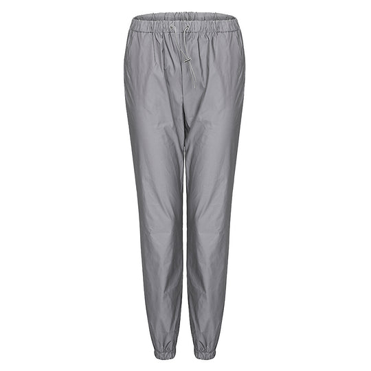 Damen Sportliches Freizeit-Set mit cropped Jacke und elastischem Bund R&B