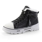 Damen hohe Sneaker mit warmem Innenfutter und rutschfester Sohle R&B