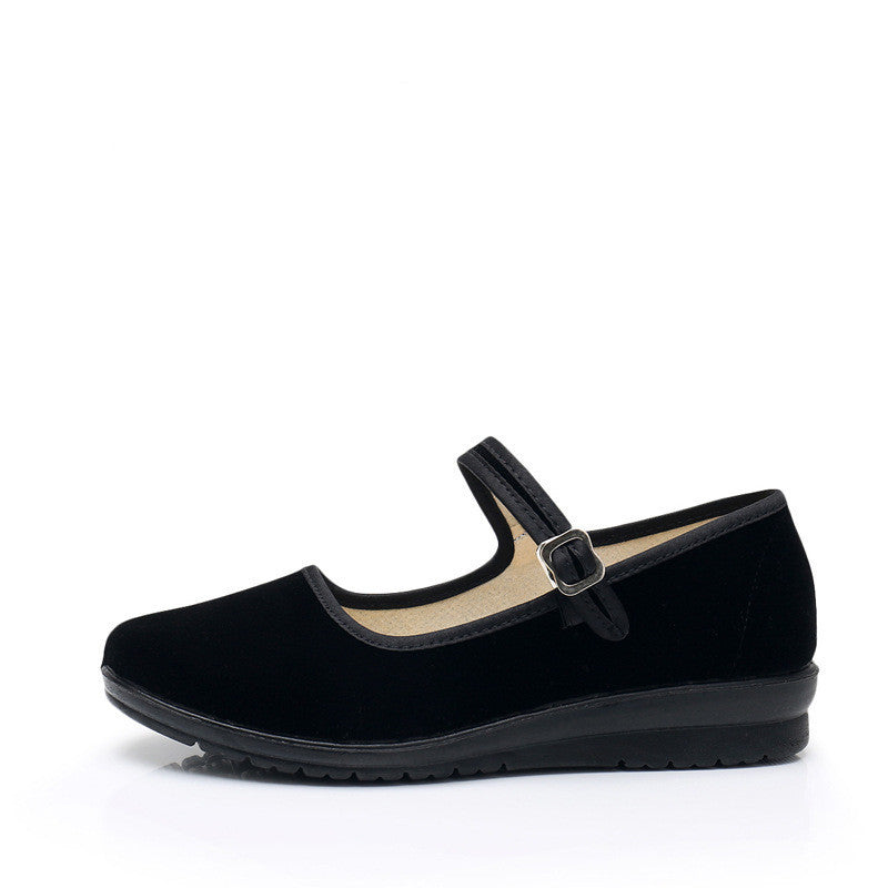 Damen Bequeme Mary Jane Schuhe mit verstellbarem Riemen R&B